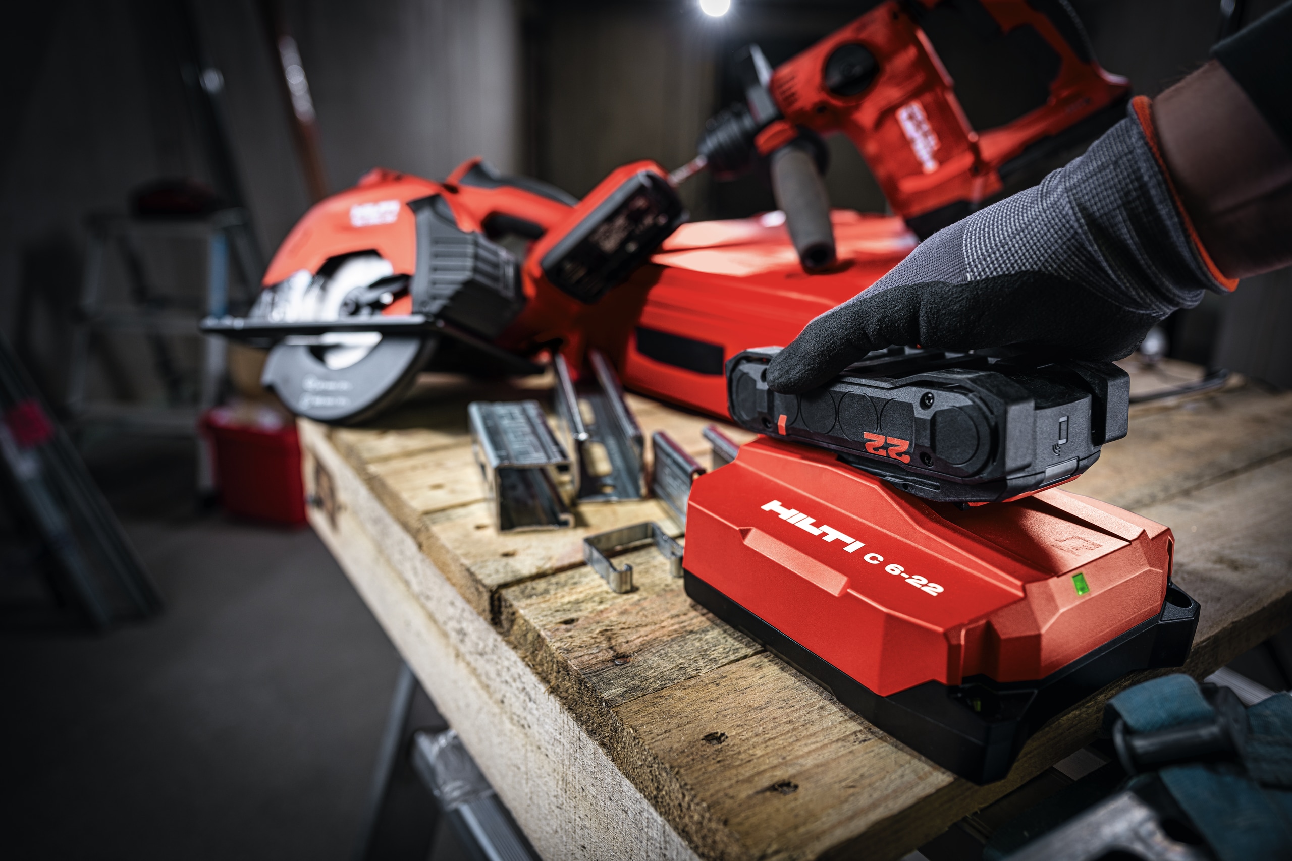Hilti Nuron 22 V sistemos įrankiai