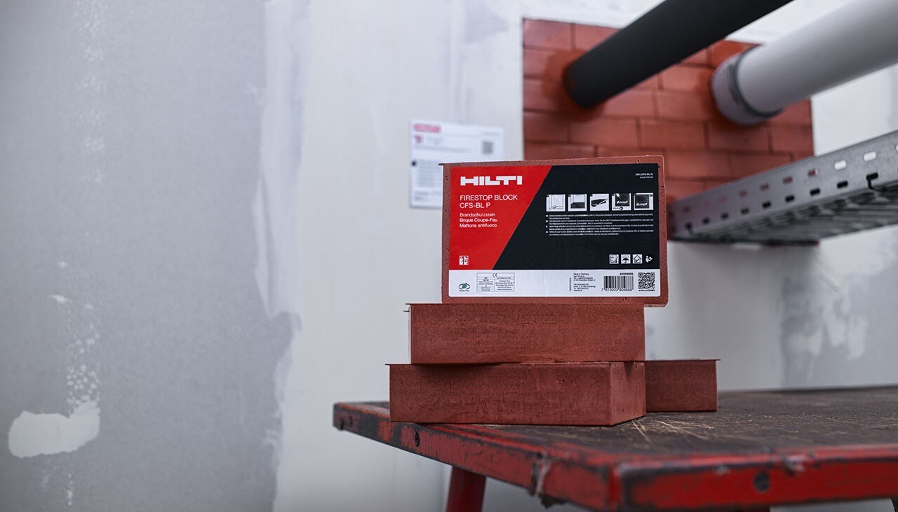 Priešgaisrinė apsauga sausosios statybos sienoms su Hilti sistemomis