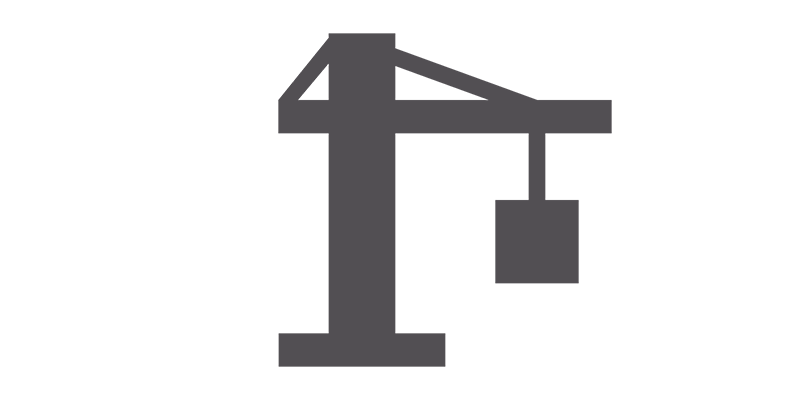 SPANNER ICON WITH TICK INSIDE A RED CIRCLE