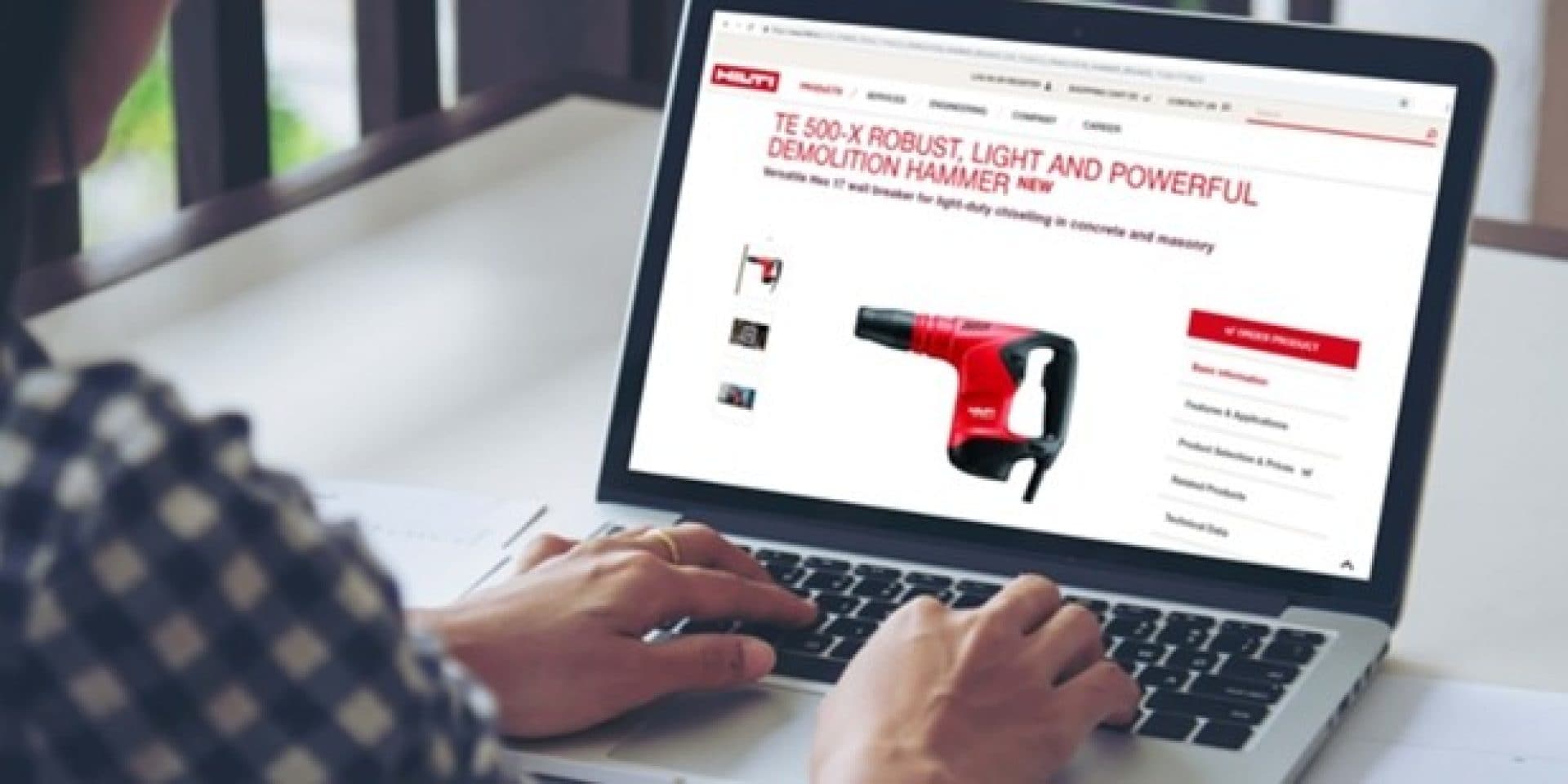 Hilti website 