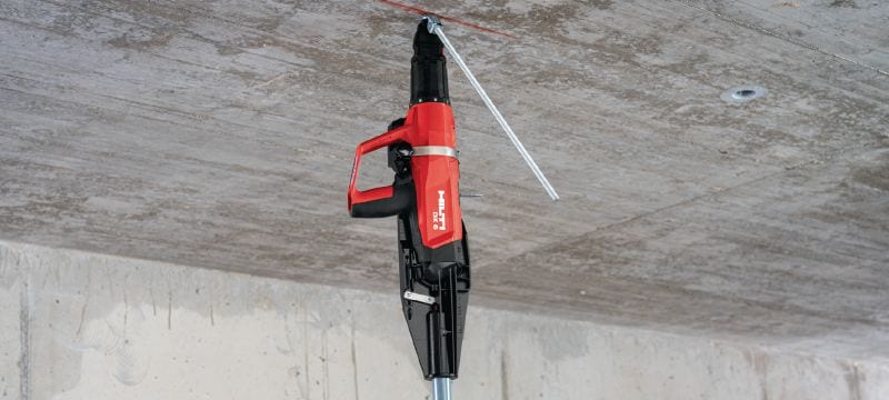 Prakinės viniašaudės DX 6 komplektas Visiškai automatizuota parakinė viniašaudė – komplektas sienoms ir klojiniams Aplikacijos 1