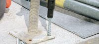 HUS-V 8/10 betonsraigtis Ekonomiškas betonsraigtis su šešiabriaune galvute (anglinio plieno) Aplikacijos 1