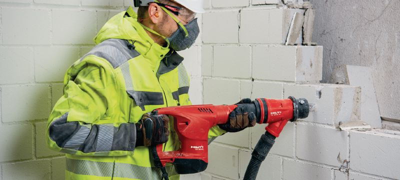 TE 500 SDS-Max skaldos plaktukas Tvirtas „SDS Max“ (TE-Y) griovimo plaktukas, skirtas lengvų apkrovų kalimo darbams su betonu arba mūru Aplikacijos 1