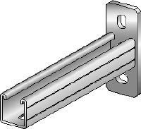 MQK-41/3 atrama Galvanizuota atrama su 41 mm aukščio, 3 mm storio vienu MQ statramsčio bėgeliu