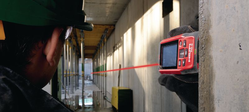 PD-E lazerinis matuoklis Lauko lazerinis matuoklis su integruotu vaizdo ieškikliu, skirtas atstumams iki 200 m Aplikacijos 1
