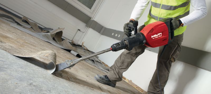 TE-S FS grindų grandikliai Itin aštrūs TE-S grindų kaltai-grandikliai grindų klojiniui ir dangai griovimo įrankiais šalinti Aplikacijos 1