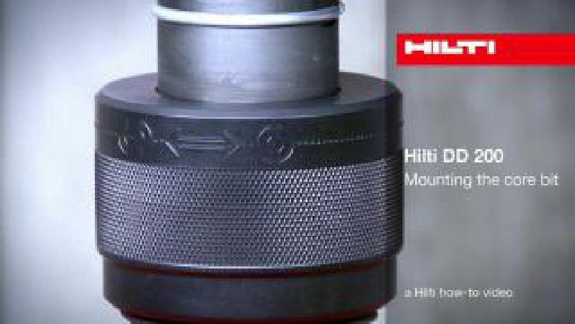 „Hilti“ patronas BL – deimantinės karūnos montavimas