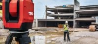 PLT 300 skaitmeninis išdėstymo įrankis Automatizuotas statybinis išdėstymo įrankis, padėsiantis greičiau sužymėti darbo vietą, naudojant skaitmeninius metodus ir BIM Aplikacijos 1