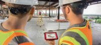 PLC 400 planšetinis kompiuteris planiniam išdėstymui  Aplikacijos 1