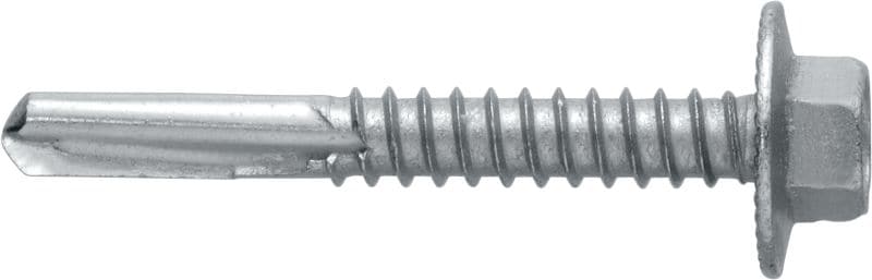 S-MD25Z savaiminio gręžimo savisriegiai, skirti gręžti į metalą Savaiminio gręžimo varžtas (cinkuotas anglinio plieno), su prispaustu flanšu, skirtas storą metalą tvirtinti prie metalo (iki 15 mm)