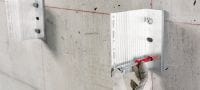 HRD-HF plastikinis betonsraigtis Iš anksto surinktas plastikinis ankeris betonui ir mūrui su itin korozijai atspariu varžtu (karštai galvanizuotas, su šešiabriaune galvute) Aplikacijos 3