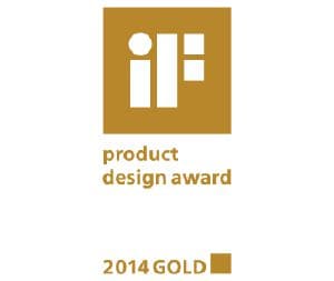                Šiam produktui buvo suteiktas „IF Design“ apdovanojimas „Gold“ (auksas).            