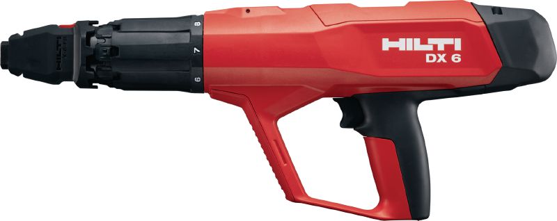 Prakinės viniašaudės DX 6-F8 komplektas Visiškai automatizuota ir universali viniašaudė pavienėms tvirtinimo detalėms