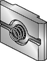 Plokščia poveržlė DIN 125 M12, karšto cinkavimo Karštai galvanizuota (HDG) plokštelė, skirta lengviau tvirtinti ir viena ranka reguliuoti MI ir MIQ jungtis