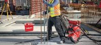 Cheminis inkaras HIT-HY 200-A V3 Geriausių eksploatacinių savybių švirkščiamasis skiedinys – greitai stingstantis cheminis inkaras, patvirtintas naudoti inkaruojant konstrukcines pagrindo plokštes ir armatūros jungtis, montuojamas betonui sustingus, prie betono Aplikacijos 5