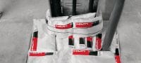 CFS-CU priešgaisrinė pagalvė Iš anksto paruoštos priešgaisrinės pagalvės, skirtos užsandarinti laikinus arba nuolatinius priešgaisrinius pervedimus Aplikacijos 4