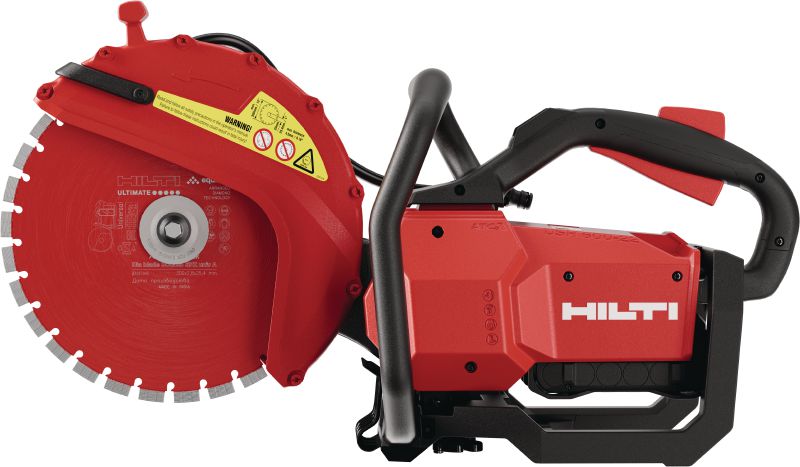 DSH 600-22 ATC akumuliatoriumi maitinamas pjūklas (300 mm) Kompaktiškas akumuliatorinis pjūklas su viršutine rankena, skirtas pjauti betoną, mūrą ir metalą iki 120 mm ilgio 300 mm peiliais (akumuliatoriaus platforma „Nuron“)