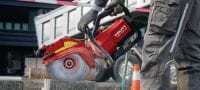 DSH 600-22 akumuliatorinis pjūklas Patvarus akumuliatorinis atpjovės pjūklas, skirtas betonui, metalui ir mūrui (Nuron akumuliatorių platforma) Aplikacijos 1