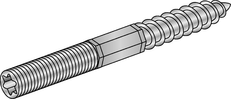 Galvanizuotas laikiklio varžtas 4.6 „Torx“ galvute Galvanizuotas laikiklio varžtas iš 4.6 klasės plieno su „Torx“ galvute