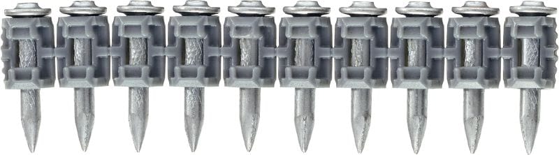 Vinys betonui X-GN MX (ritėje) Vinys, skirtos tvirtinti prie betono ir kitų pagrindo medžiagų naudojant dujinė viniakalę GX 120