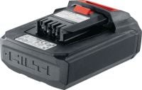B 12-55 12 V akumuliatorius Kompaktiškas ir talpus 12 V 5,0 Ah ličio jonų akumuliatorius su patobulintais 21700 elementais, kad vieną kartą įkrovus būtų galima atlikti daugiau darbų