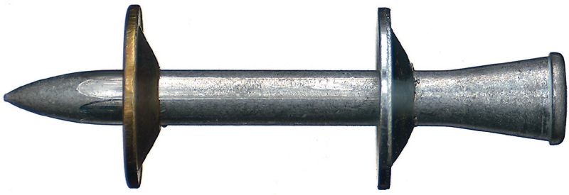 Metalinio pakloto tvirtinimo elementai X-NPH2 Pavienės vinys, skirtos metaliniam paklotui parakinėmis viniakalėmis tvirtinti prie betono