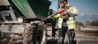 PC 2-22 belaidis slėginis valiklis Nešiojamasis slėginis valiklis, kurio slėgis siekia iki 40 barų (580 PSI), skirtas lengviems statybvietės valymo darbams („Nuron“ akumuliatoriaus platforma) Aplikacijos 3