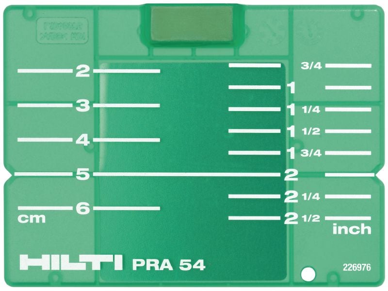 Kreipinio plokštelė PRA 54 (CM/IN) 