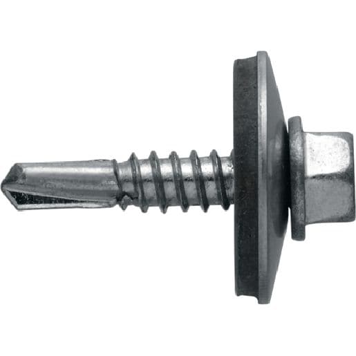 S-MD51LSS savaiminio gręžimo sraigtai skirti gręžti į metalą Savaiminio gręžimo varžtas (A4 nerūdijančiojo plieno), su 16 mm poveržle, skirtas ploną ir vidutinio storumo metalą tvirtinti prie metalo (iki 4 mm)