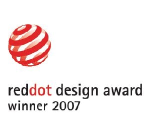                Šiam produktui buvo suteiktas „Red Dot Design“ apdovanojimas.            