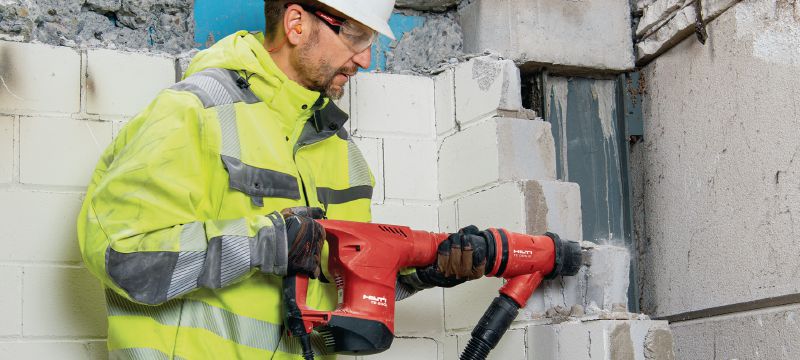 TE 500 SDS-Max skaldos plaktukas Tvirtas „SDS Max“ (TE-Y) griovimo plaktukas, skirtas lengvų apkrovų kalimo darbams su betonu arba mūru Aplikacijos 1