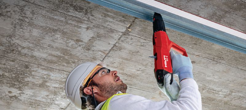 Prakinės viniašaudės DX 6-F8 komplektas Visiškai automatizuota ir universali viniašaudė pavienėms tvirtinimo detalėms Aplikacijos 1