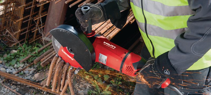 AG 230-27DB kampinis šlifuoklis 2700 W kampinis šlifuoklis su avariniu jungikliu, sukamąja rankena ir stabdžiu, tinkamas iki 230 mm diskams Aplikacijos 1