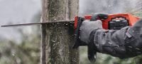 SCN 60-22 akumuliatorinis grandininis pjūklas 16 col | 40 cm akumuliatorinis grandininis pjūklas, skirtas medienos griovimui ir medinių sijų, CLT bei medienos pjovimui („Nuron“ akumuliatorius) Aplikacijos 2