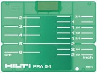 Kreipinio plokštelė PRA 54 (CM/IN) 