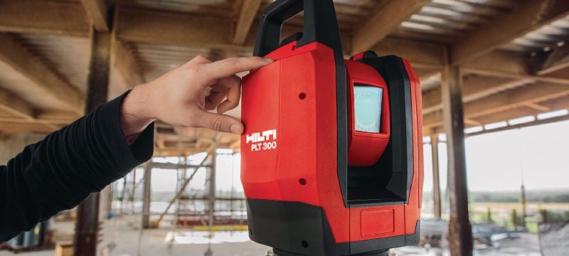 PLT 300 skaitmeninis išdėstymo įrankis Automatizuotas statybinis išdėstymo įrankis, padėsiantis greičiau sužymėti darbo vietą, naudojant skaitmeninius metodus ir BIM Aplikacijos 1