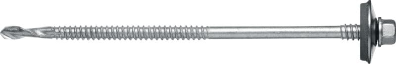 S-CD 75 GS daugiasluoksnės plokštės sraigtai Daugiasluoksnių plokščių varžtas (A2 nerūdijančiojo plieno), su 22 mm poveržle ir atraminiu sriegiu, skirtas storo pagrindo konstrukcijoms (iki 15 mm)