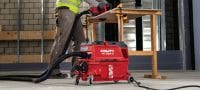 VC 20L-X L klasės dulkių ištrauktuvas Galingas dulkių trauktuvas, skirtas prijungimui su elektriniais įrankiais ir darbo vietos valymui (šlapiam ir sausam), 15 l bakas Aplikacijos 3