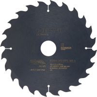 Universalus diskinio pjūklo diskas medienai (CPC) Didžiausio našumo diskinio pjūklo diskas medienai su karbidiniais pjovimo dantimis, kad belaidžiais pjūklais galėtumėte pjauti greičiau, dantys būtų eksploatuojami ilgiau ir maksimaliai padidėtų jūsų našumas