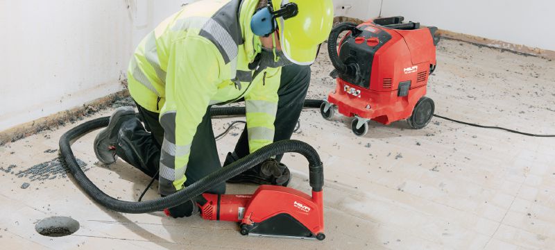 AG 230-24D kampinis šlifuoklis 2400 W kampinis šlifuoklis su avariniu jungikliu, sukamąja rankena ir ilgai eksploatuojamu angliniu šepetėliu, tinkamas iki 230 mm diskams Aplikacijos 1